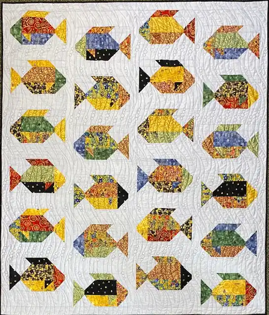 No Minimum Order Fish | Medium Quilt Kit
