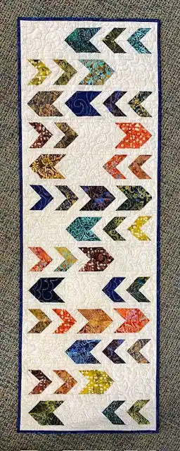 Harlington Table Runner Quilt Kit – Warm Rain Batiks Super Sale