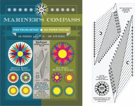 32 Point Mariner’s Compass Book and Ruler Combo Price Cut