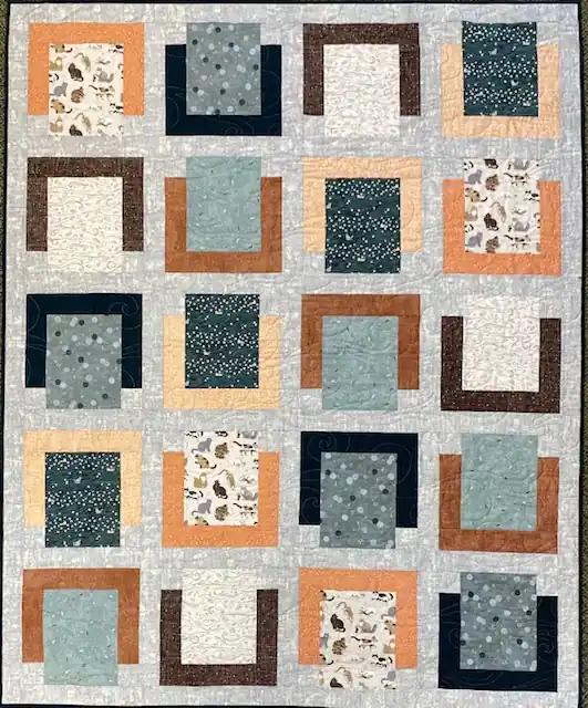 Express Delivery Kitty Kingpin Quilt Kit