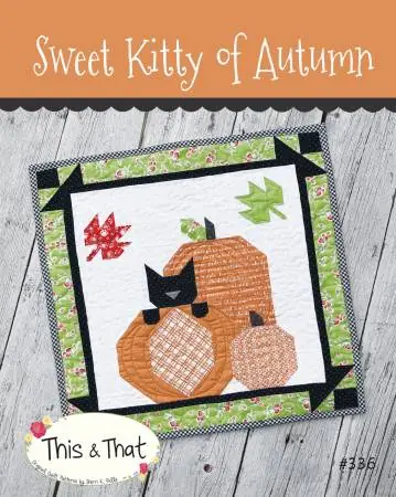 Sweet Kitty of Autumn Wallhanging Pattern Special Offer