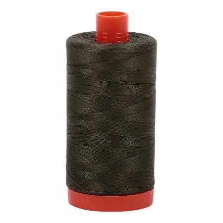 Aurifil 50wt/2ply Cotton Thread – 5012 Dark Green Original