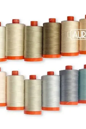 Aurifil 50wt/2ply Cotton Thread – Edyta Sitar Signature Style Thread Collection 12 Large Spools Markdown