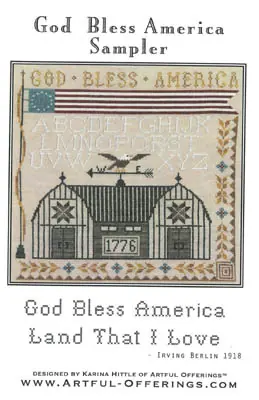 Artful Offerings – God Bless America Sampler Brand New