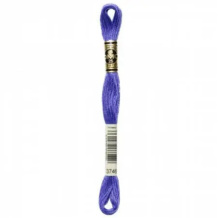 Authentic DMC 6 Strand Floss | 3746 Dark Blue Violet