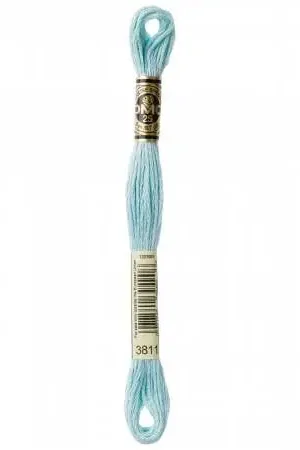 Affordable DMC 6 Strand Floss | 3811 Very Light Turquoise