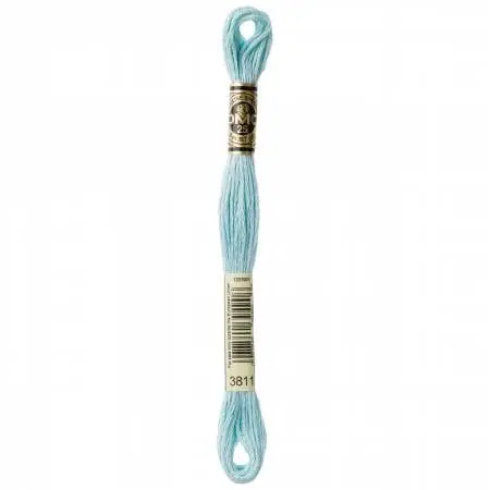 Affordable DMC 6 Strand Floss | 3811 Very Light Turquoise