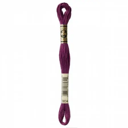 Authentic DMC 6 Strand Floss | 3834 Dark Grape