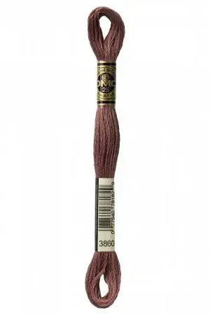 Authentic DMC 6 Strand Floss | 3860 Cocoa