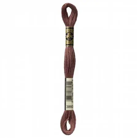 Authentic DMC 6 Strand Floss | 3860 Cocoa