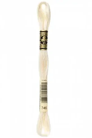 Affordable DMC 6 Strand Floss | 746 Off White