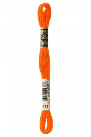 Affordable DMC 6 Strand Floss | 971 Pumpkin