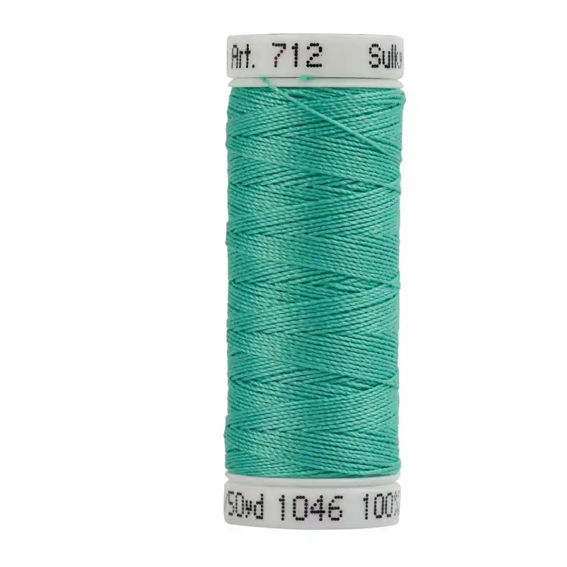 Sulky 12wt Cotton Petites & Blendables | 712-1046 Teal Hassle-Free Returns