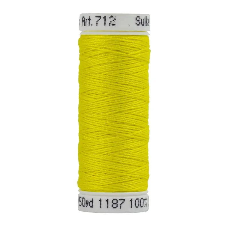 Certified Sulky 12wt Cotton Petites & Blendables | 712-1187 Mimosa Yellow