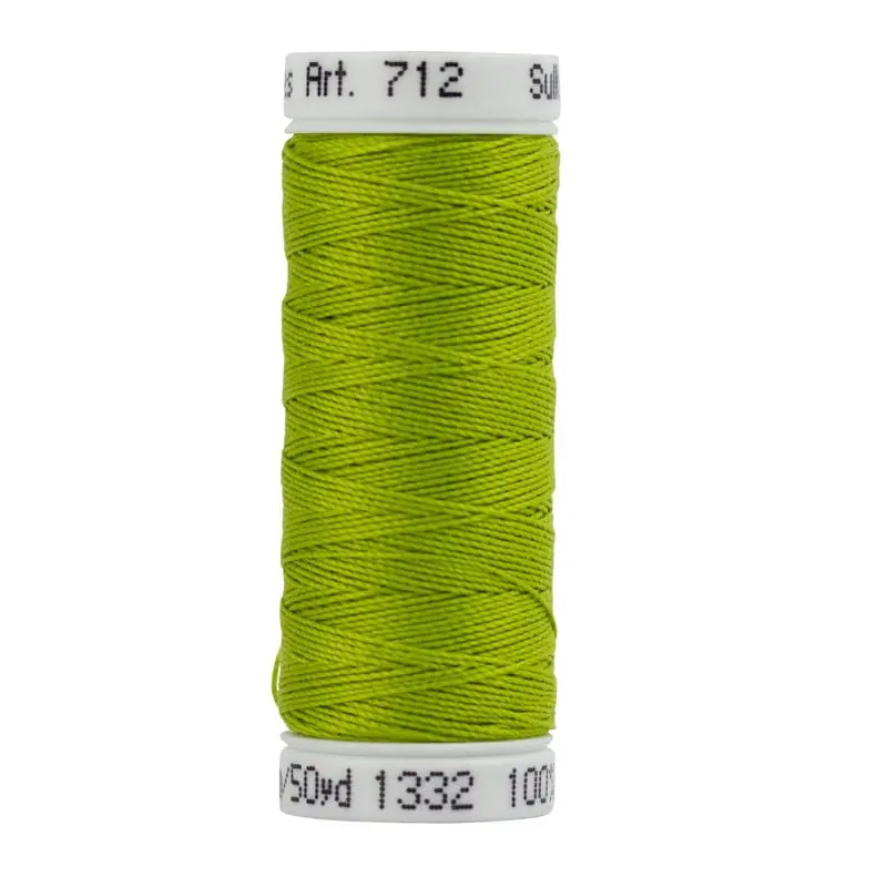 Sulky 12wt Cotton Petites & Blendables | 712-1332 Deep Chartreuse Shop Now