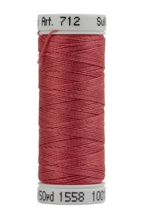 Worldwide Shipping Sulky 12wt Cotton Petites & Blendables | 712-1558 Tea Rose