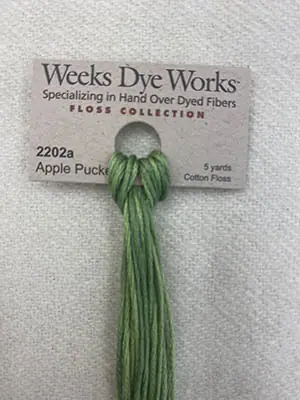 Low Price Weeks Dye Works 6 Strand Floss | Apple Pucker 2202a