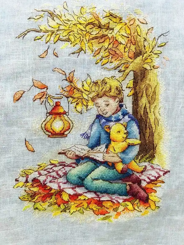 Christopher and Winnie the Pooh - PDF Cross Stitch Pattern Professional Grade