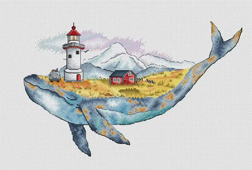 Lighthouse Keeper - PDF Cross Stitch Pattern Handmade