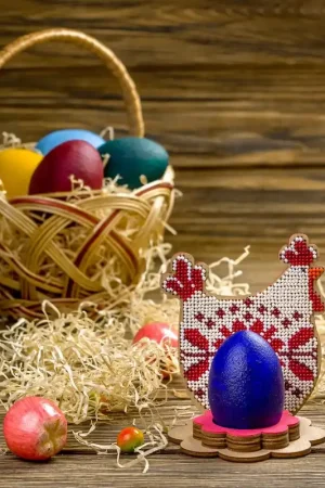 Set for embroidery with beads on wood FLK-266 New Release