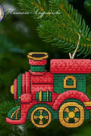 Steam train - PDF Cross Stitch Pattern Handmade