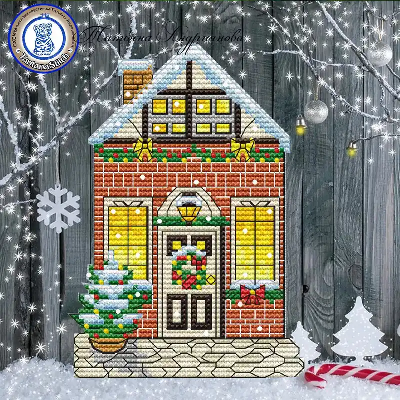 Top Rated The Snow House - PDF Cross Stitch Pattern
