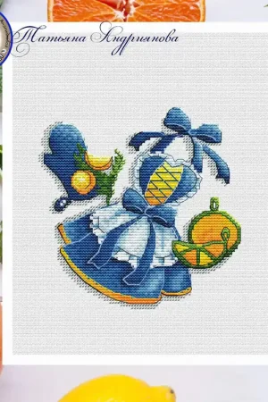 Fresh citrus fruit - PDF Cross Stitch Pattern Bulk Order