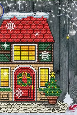 Big Sale Holiday House - PDF Cross Stitch Pattern