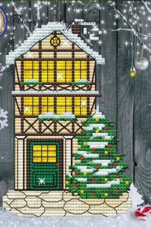 Special Offer The Christmas House - PDF Cross Stitch Pattern