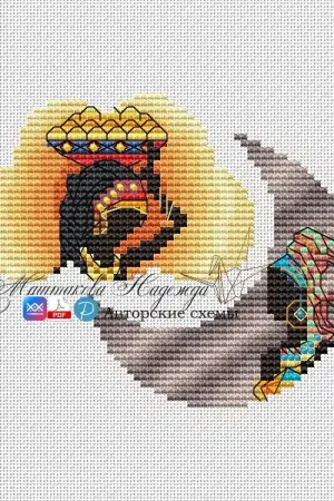 African motifs - PDF Cross Stitch Pattern Wholesale