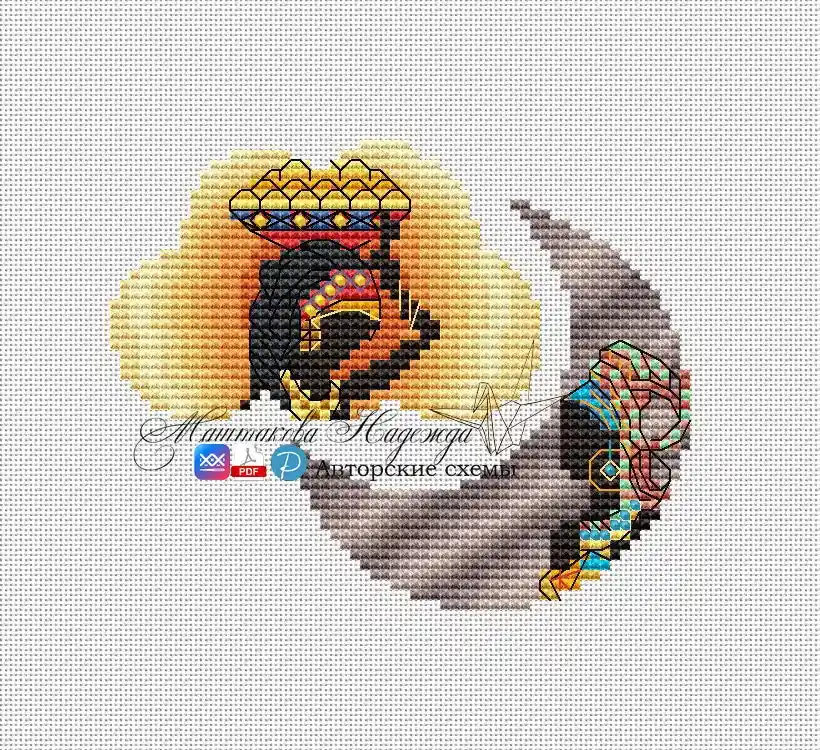 African motifs - PDF Cross Stitch Pattern Wholesale