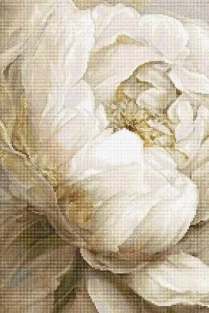 Handmade Peony Poses L8083 Counted Cross Stitch Kit