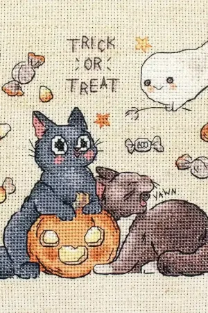 Bargain Trick Or Treat L8815 Counted Cross Stitch Kit