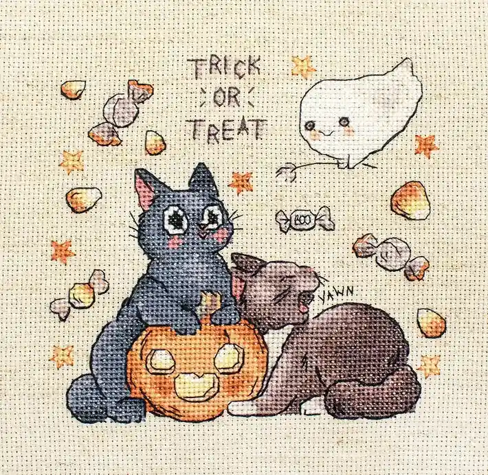 Bargain Trick Or Treat L8815 Counted Cross Stitch Kit