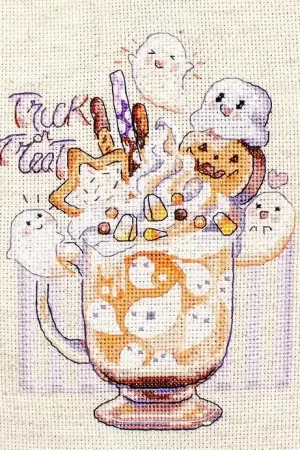 Hassle-Free Returns Trick or Treat L8810 Counted Cross Stitch Kit