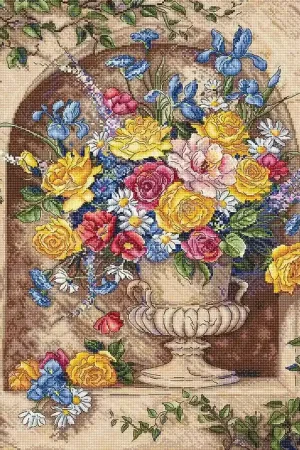 Neo Classic Alcove L8079 Counted Cross Stitch Kit Genuine