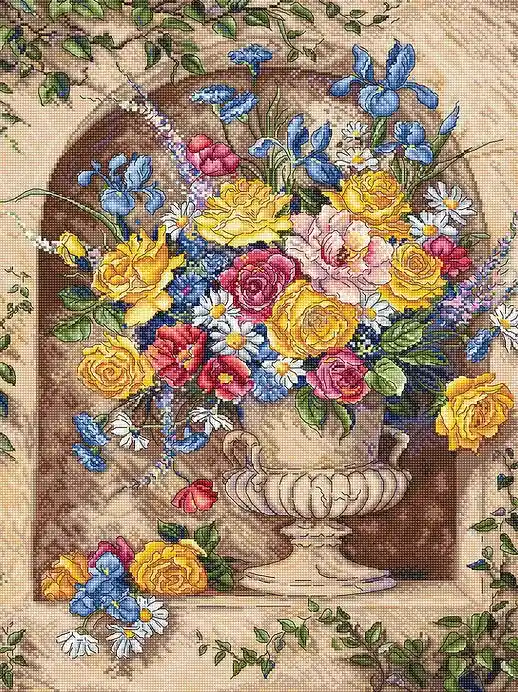 Neo Classic Alcove L8079 Counted Cross Stitch Kit Genuine