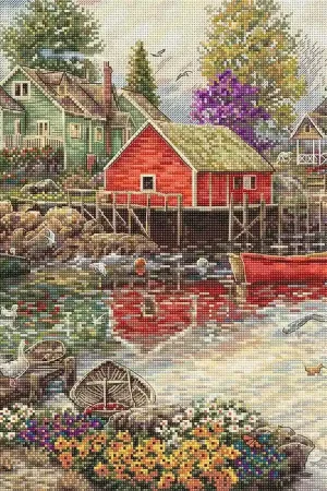 Weekend Sale Quiet Cove L8077 Counted Cross Stitch Kit