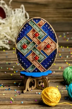 Sale Cross-stitch kit on wood FLW-040