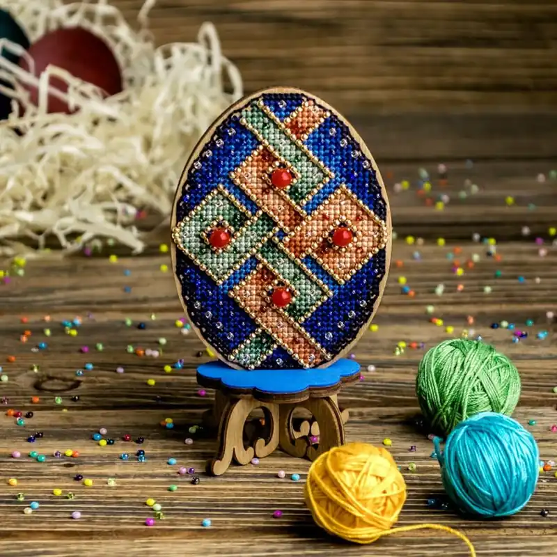 Sale Cross-stitch kit on wood FLW-040