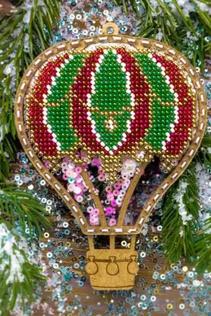 Viral Set for embroidery with beads on a plastic base FLPL-075