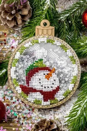Professional Grade Set for embroidery with beads on a plastic base FLPL-064