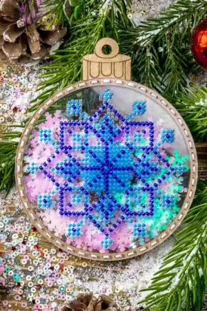 Set for embroidery with beads on a plastic base FLPL-063 Brand New