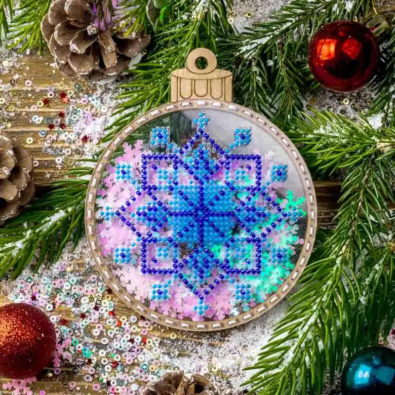 Set for embroidery with beads on a plastic base FLPL-063 Brand New