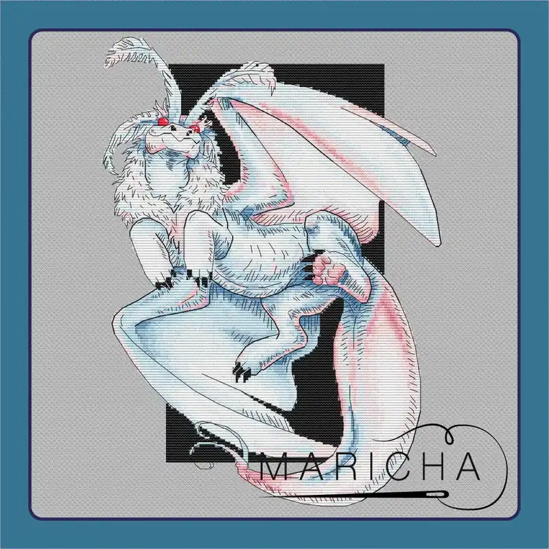 Dragon Moth - PDF Cross Stitch Pattern Top Rated