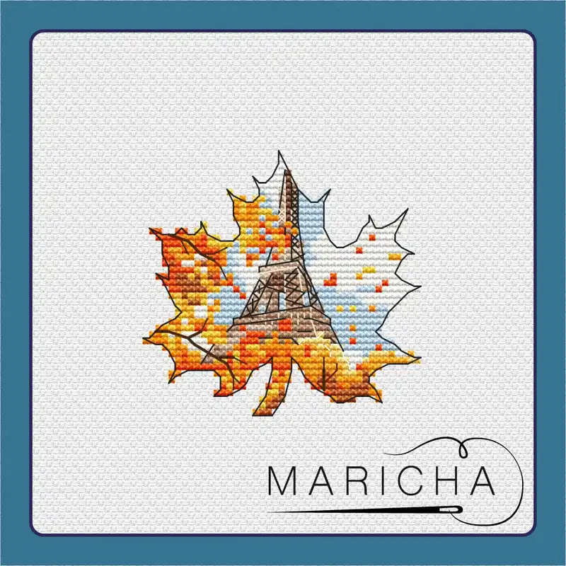 Paris - PDF Cross Stitch Pattern Money Back Guarantee