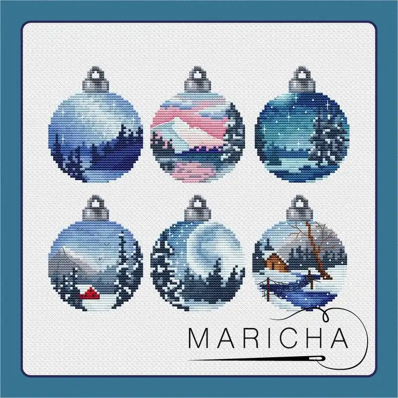 Landscapes set - PDF Cross Stitch Pattern Popular
