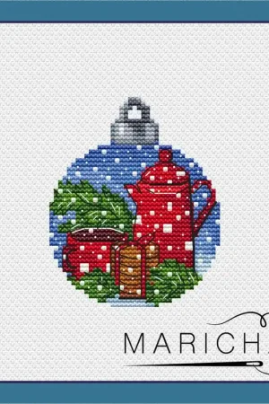 Christmas Ball. Cocoa - PDF Cross Stitch Pattern Sale