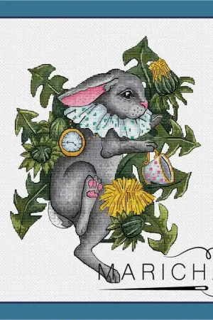 Get there by 5 o'clock - PDF Cross Stitch Pattern Best Choice