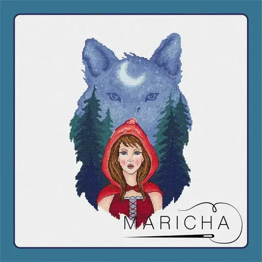 Bulk Order Little Red Riding Hood - PDF Cross Stitch Pattern